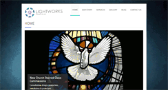 Desktop Screenshot of lightworksstainedglass.co.uk